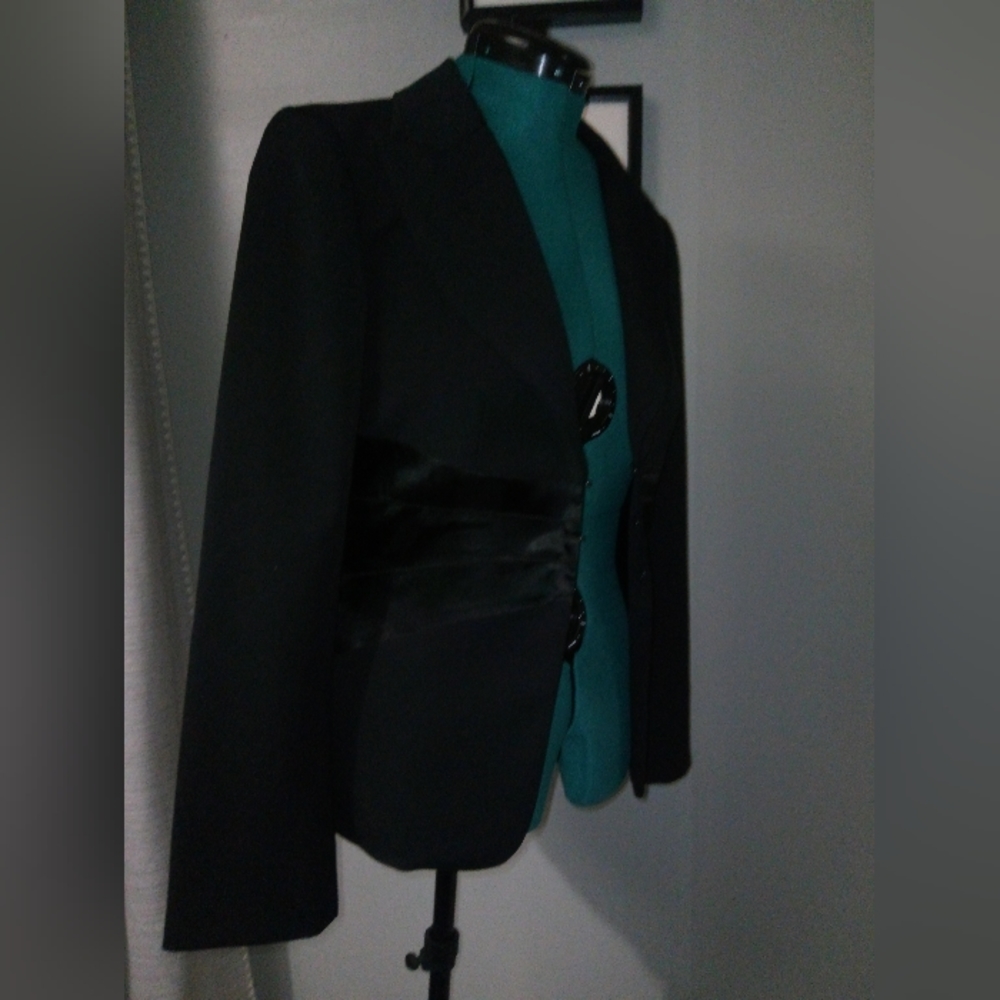 Spiegel Black Tuxedo Hourglass Blazer Sz 8 NWOT - Picture 11 of 16